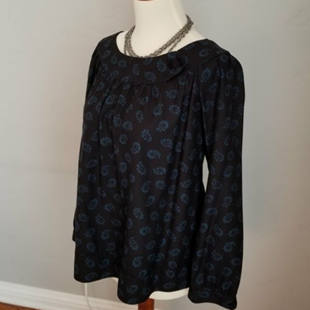 MARC JACOBS Silk Top with Bow Detail